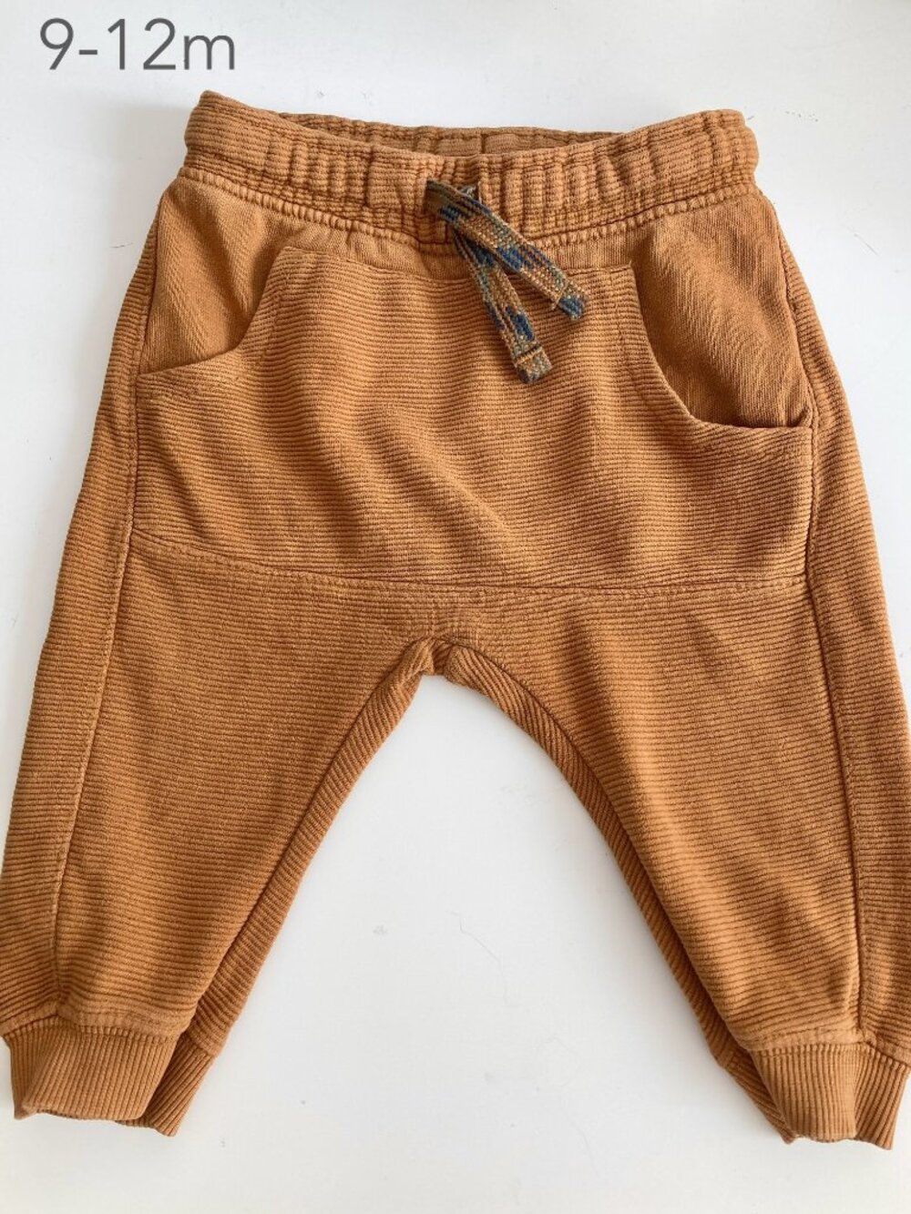 🪴5/$30 Zara 9-12 Months Baby Mustard Yellow Sweatpants Fall Autumn